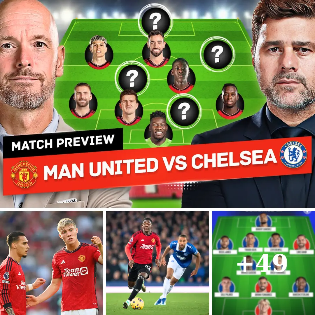 🔴🔵 Clash of Titans Starting lineup and prediction for Man United vs